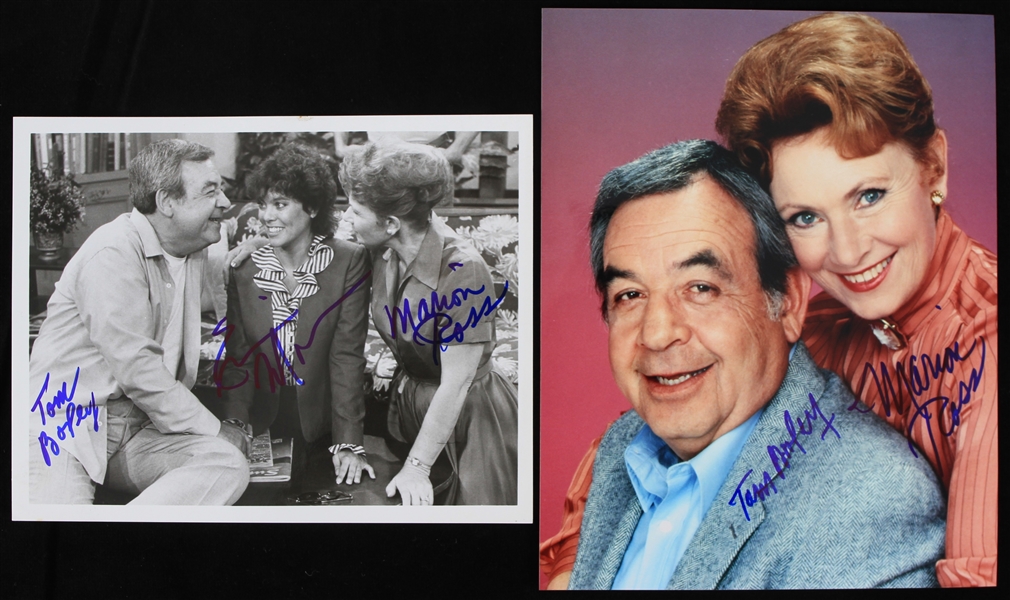 1974-1984 Tom Bosley, Marion Ross, Erin Moran "Happy Days" Signed 8x10 Photos (JSA)