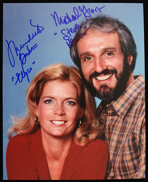 1982-1989 Michael Gross and Meredith Baxter "Family Ties" Signed 8x10 Photo (JSA)