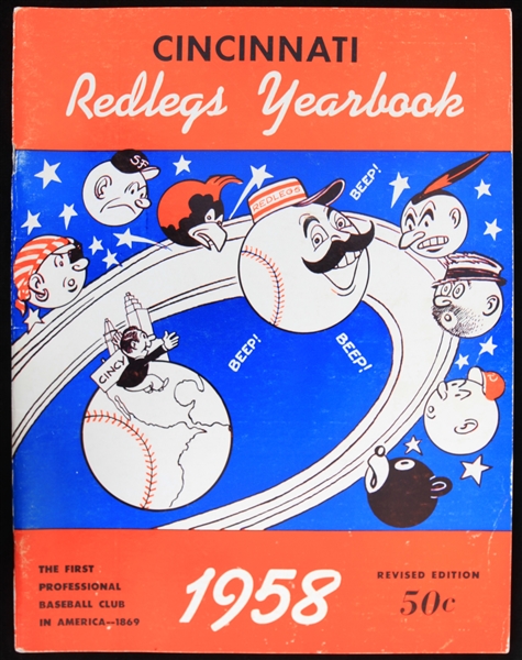 1959 Cincinnati Reds Team Yearbook