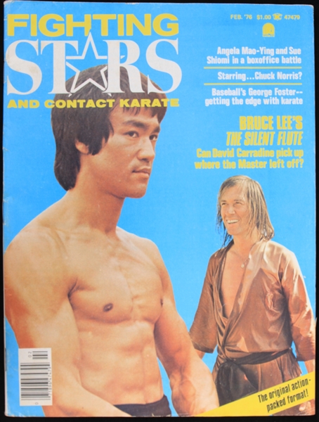 1976 (February) Bruce Lee David Carradine Fighting Stars and Contact Karate Magazine