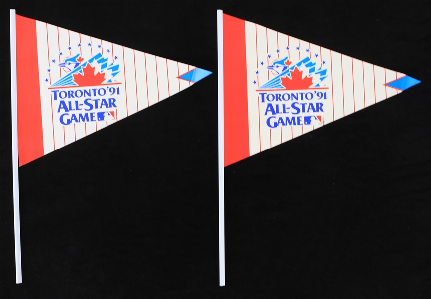 1991Toronto All-Star Game 12x16 Flags 