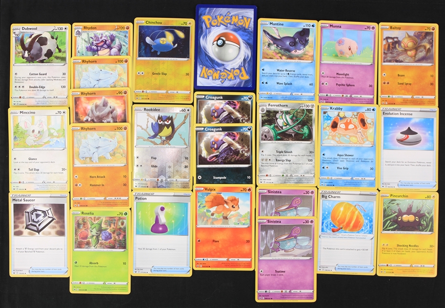 2020 Pokemon Trading Cards - Lot of 25