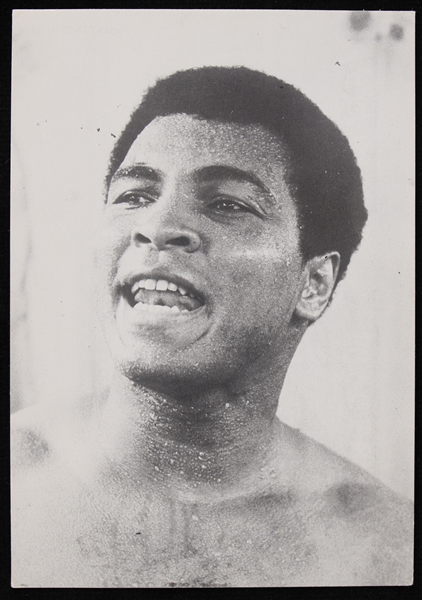 1979 Muhammad Ali World Heavyweight Champion 4" x 6" German Language Promotional Card