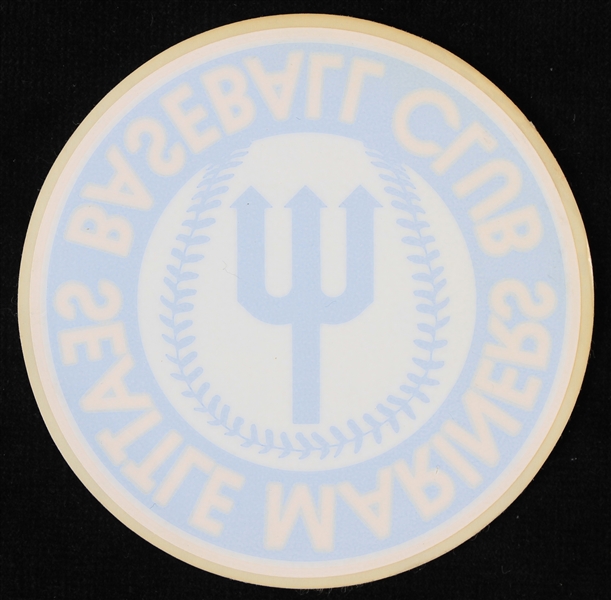 1977-86 Seattle Mariners Baseball Club 4" Circular Window Decal