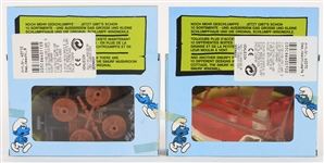 1980s Smurf Schtroumpfs German Toy Accessories by Schleich (Lot of 2)