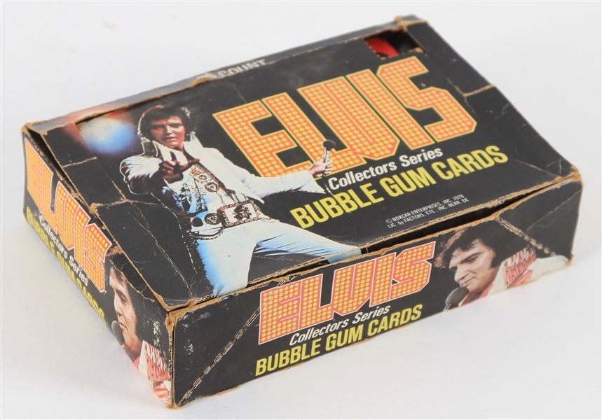 1978 Elvis Collectors Series Donruss Bubble Gum Card Packs w/ Original Box 