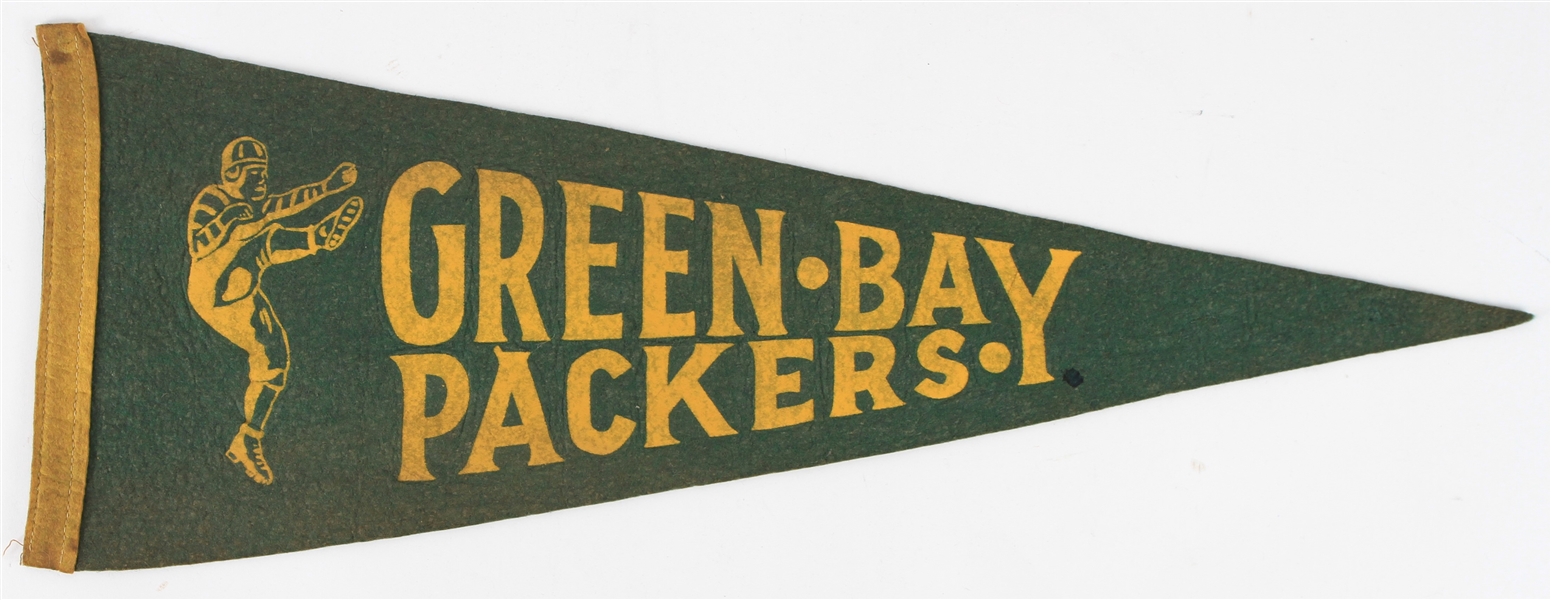 1930s Green Bay Packers Full Size Pennant