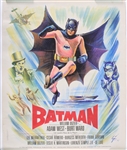 1966 Batman Les Quatre Rois de la Pègre 18" x 22" French Poster 