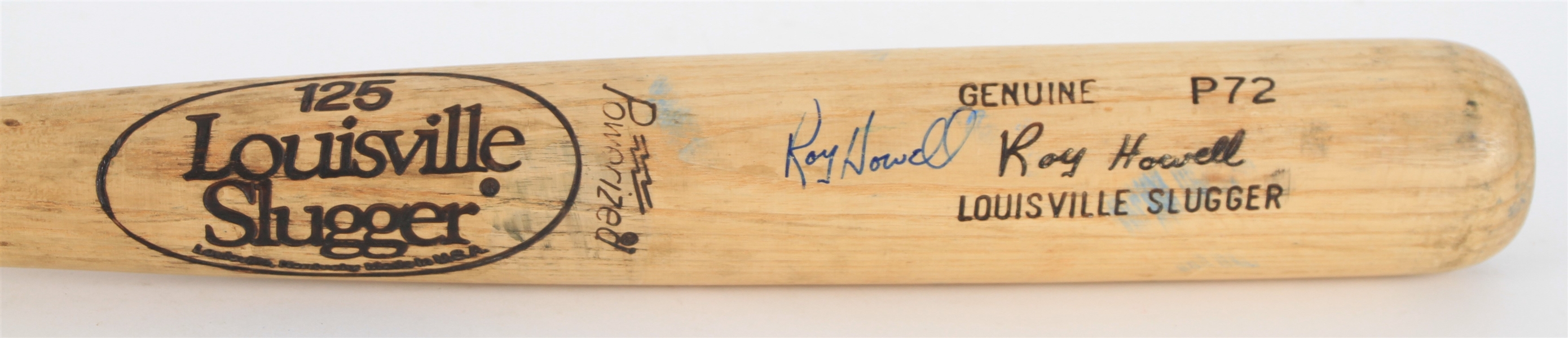 1981-83 Roy Howell Milwaukee Brewers Signed Louisville Slugger Professional Model Game Used Bat (MEARS LOA/*JSA*)