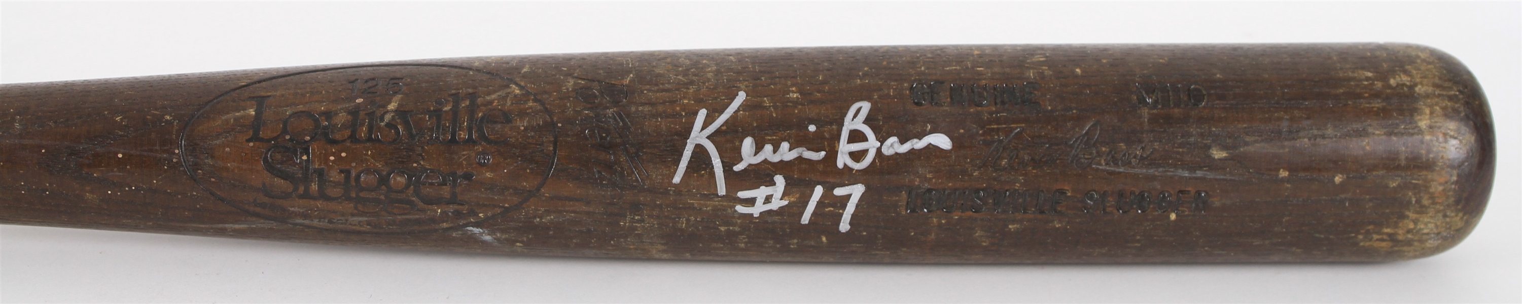 1984-85 Kevin Bass Houston Astros Signed Louisville Slugger Professional Model Game Used Bat (MEARS LOA/JSA)