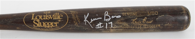 1986-89 Kevin Bass Houston Astros Signed Louisville Slugger Professional Model Game Used Bat (MEARS LOA/JSA)