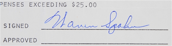 1976 Milwaukee Brewers Signed Old Timers Expenses Including Warren Spahn, Milt Pappas, Andy Pafko & more (Lot of 6) 