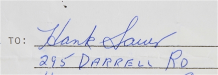 1976 Milwaukee Brewers Signed Old Timers Expenses Including Warren Spahn, Milt Pappas, Andy Pafko & more (Lot of 6) 