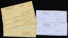 1982 Milwaukee Brewers Signed Checks Including Don Money, Bob Gibson, Bob McClure and more (Lot of 13)