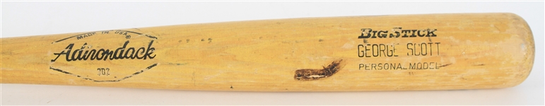 1972-76 George Scott Milwaukee Brewers Adirondack Professional Model Game Used Bat (MEARS LOA)