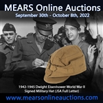 1942-1945 Dwight Eisenhower World War II Signed Military Hat (JSA Full Letter)