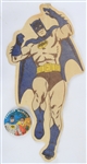 1979 Batman 10x20 National Periodical Publication Inc. Felt w/ 3.5" Batman & Robin Society Pinback