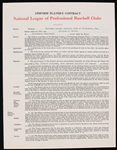 1955 Bill Bruton Milwaukee Braves Signed Uniform Players Contract (JSA)