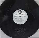 1981 Willie Mays, Mickey Mantle & Duke Snider Signed Talkin' Baseball Limited Edition 14x26 Framed LP Record (JSA)