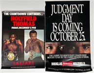 1980's-90's Boxing Posters - Lot of 6 w/ George Foreman, Evander Holyfield, Buster Douglas & More