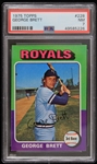 1975 George Brett Kansas City Royals Topps #228 Trading Card (PSA NM 7)