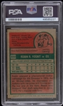 1975 Robin Yount Milwaukee Brewers Topps #223 Trading Card (PSA EX 5)