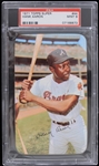 1971 Hank Aaron Milwaukee Braves Topps Super #44 Trading Card (PSA Mint 9)