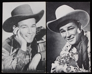 1940s Roy Rogers 3 1/4" x 5 1/2" Cabinet Cards (Lot of 2)