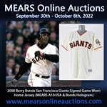 2000 Barry Bonds San Francisco Giants Signed Game Worn Home Jersey (MEARS A10/JSA & Bonds Hologram)