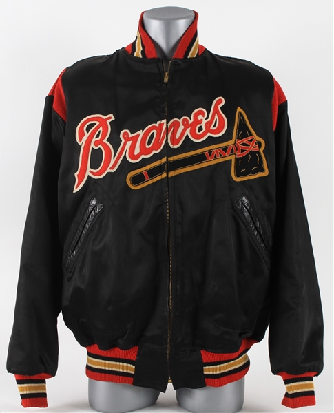 1953-59 Milwaukee Braves Game Worn Lined Team Jacket (MEARS LOA)