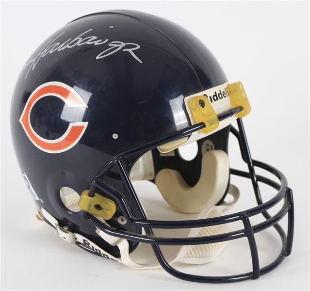 1992-93 Jim Harbaugh Chicago Bears Signed Full Size Helmet (JSA)