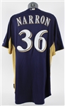 2011 Jerry Narron Milwaukee Brewers Batting Practice Jersey (MEARS LOA/MLB Hologram)
