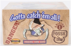 1999 Pokemon First Edition Fossil Booster Box Original Seal 