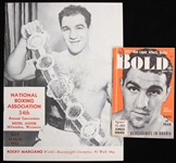 1953 Rocky Marciano Bold Pocket Magazine w/ 34th National Boxing Association Program 