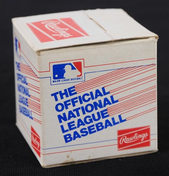 1982-86 Rawlings Official National League Charles Feeney Baseball Box Only
