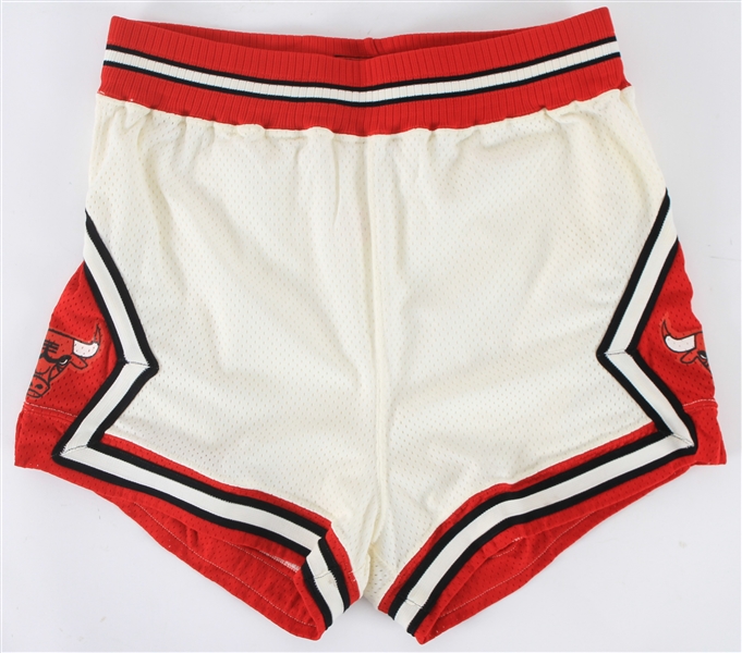 1982-85 Rod Higgins Chicago Bulls Game Worn Home Uniform Shorts (MEARS LOA)