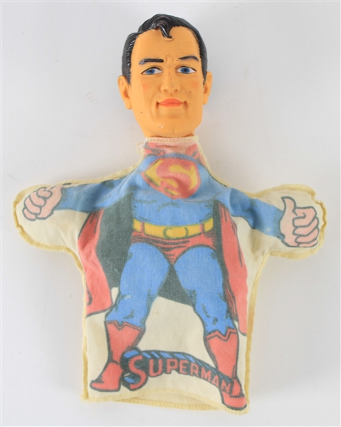 1950s Superman 10.5" Hand Puppet 