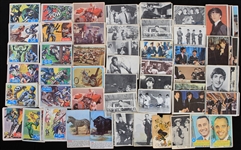 1960s-70s Americana Trading Card Collection - Lot of 125+ w/ Beatles, Batman, James Bond 007 & More