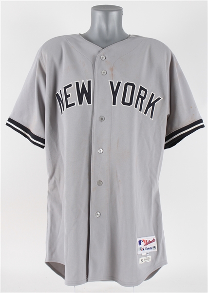 2011 (September 1) Robinson Cano New York Yankees Game Worn Road Jersey (MEARS A10/MLB Hologram/Steiner)
