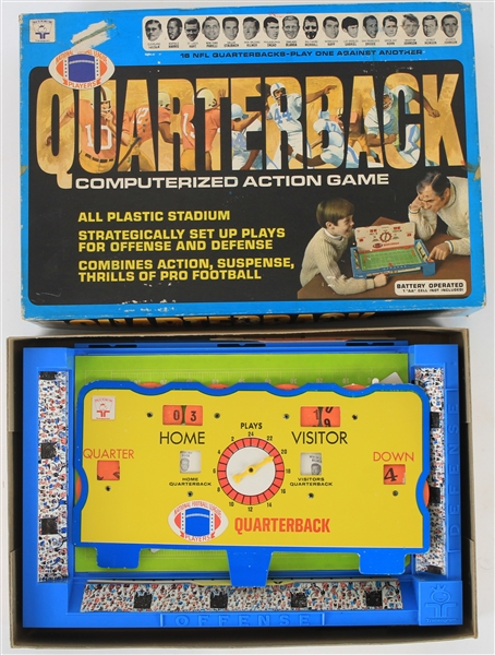 1970 Quarterback Computerized Action Game Transogram Co. Inc. 