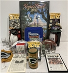 1970s-2000s Green Bay Packers Glassware, Photos, Pennants, Game Day Programs and more (Lot of 65+)