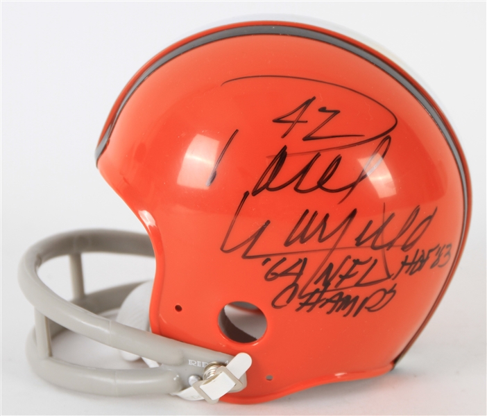 2010 Paul Warfiled Cleveland Browns Signed Mini Helmet (JSA)