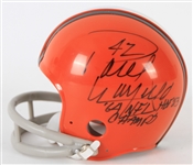 2010 Paul Warfiled Cleveland Browns Signed Mini Helmet (JSA)