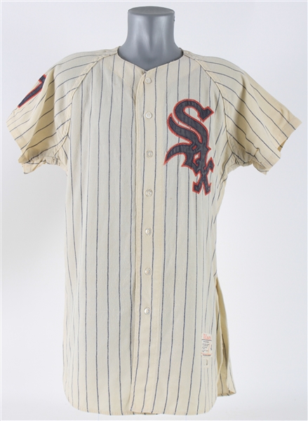 1961 Jim Rivera / Andy Carey Chicago White Sox Game Worn Home Jersey (MEARS A5)