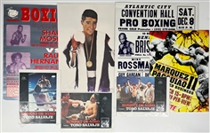 1990s Francisco Hernandez, Shane "Sugar" Mosley & more 23x35 Boxing Posters (Lot of 9)