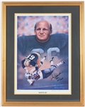 1998 Ray Nitschke Green Bay Packers "Route 66" Signed Limited Edition 24x30 Andy Goralski Framed Print (JSA)