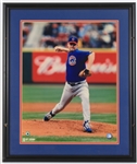 1998 Kerry Wood Chicago Cubs Signed 22x26 Framed Photo (JSA)