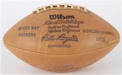 1965 World Champion Green Bay Packers Team Signed ONFL Rozelle Football w/ 42 Signatures Including Vince Lombardi, Bart Starr, Ray Nitschke & More (JSA/Bob Long Letter)