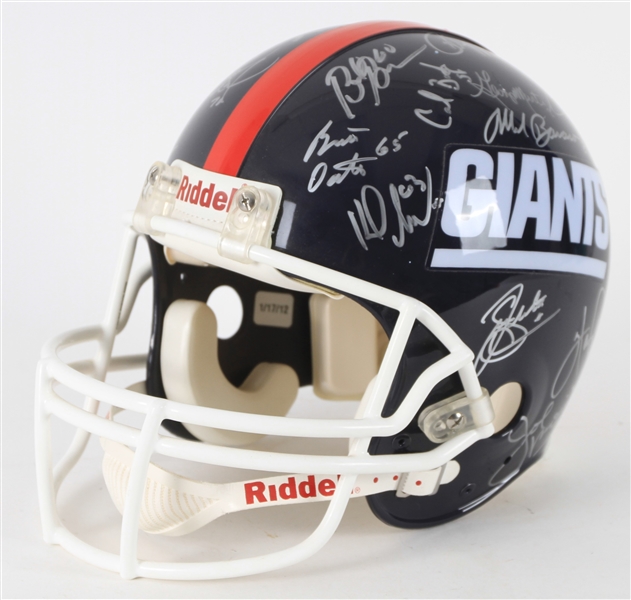 1986 Super Bowl Champion New York Giants Multi Signed Full Size Helmet w/ 29 Signatures Including Lawrence Taylor, Phil Simms, Harry Carson, Joe Morris, Mark Bavaro & More (Steiner) 