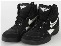 1993-94 AC Green Phoenix Suns Signed Nike Air Flight Game Worn Sneakers (MEARS LOA/JSA)